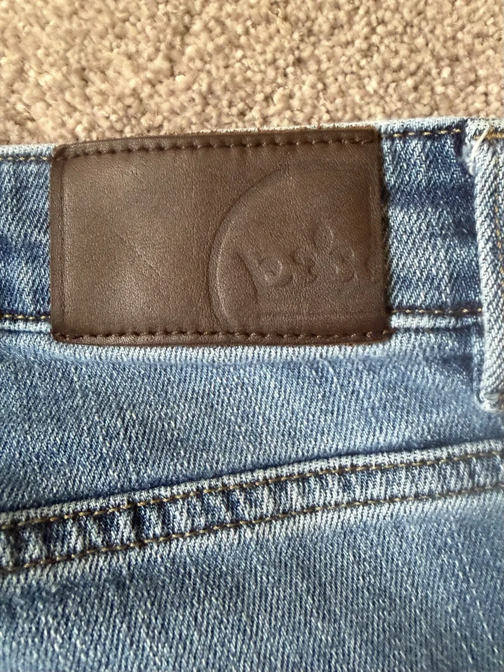Peter Millar Crown Crafted Jeans Mens 30x30*Blue Stonewashed Tailored Fit Denim